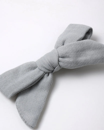 Bow W. Clip, Set Of 3 Sky, Blush, Poppy