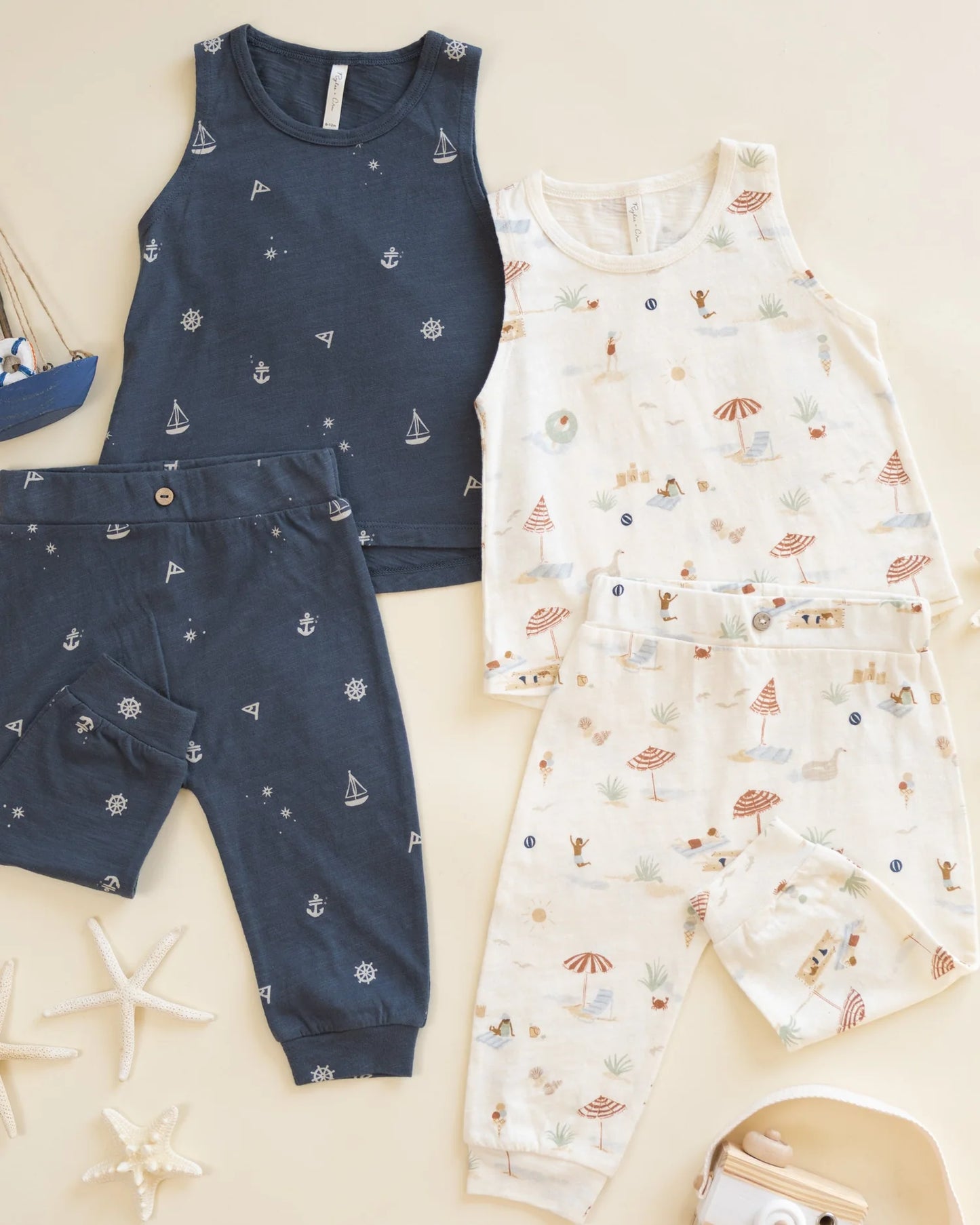 Tank + Slouch Pant Set Maritime