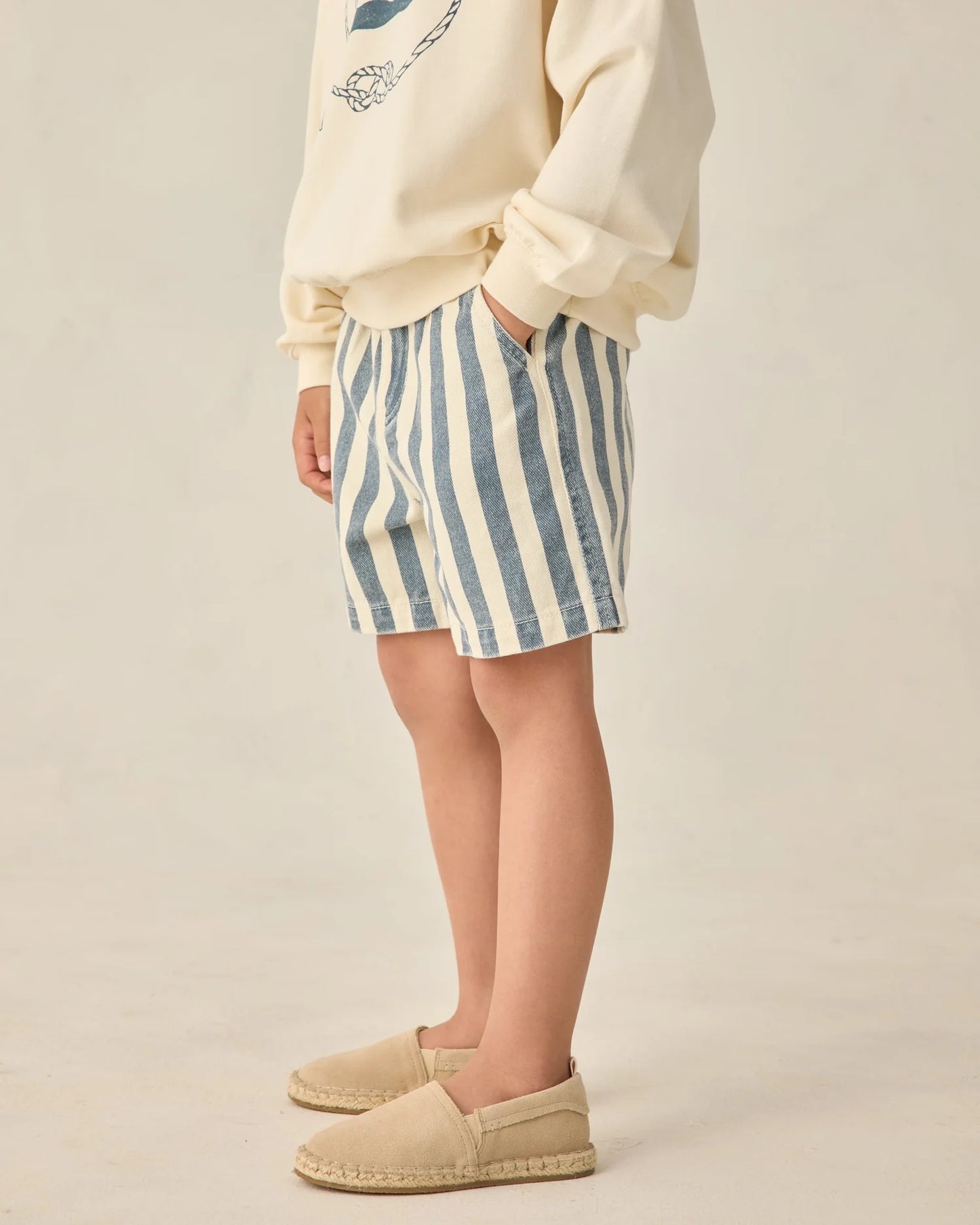 Dawson Short Navy Stripe