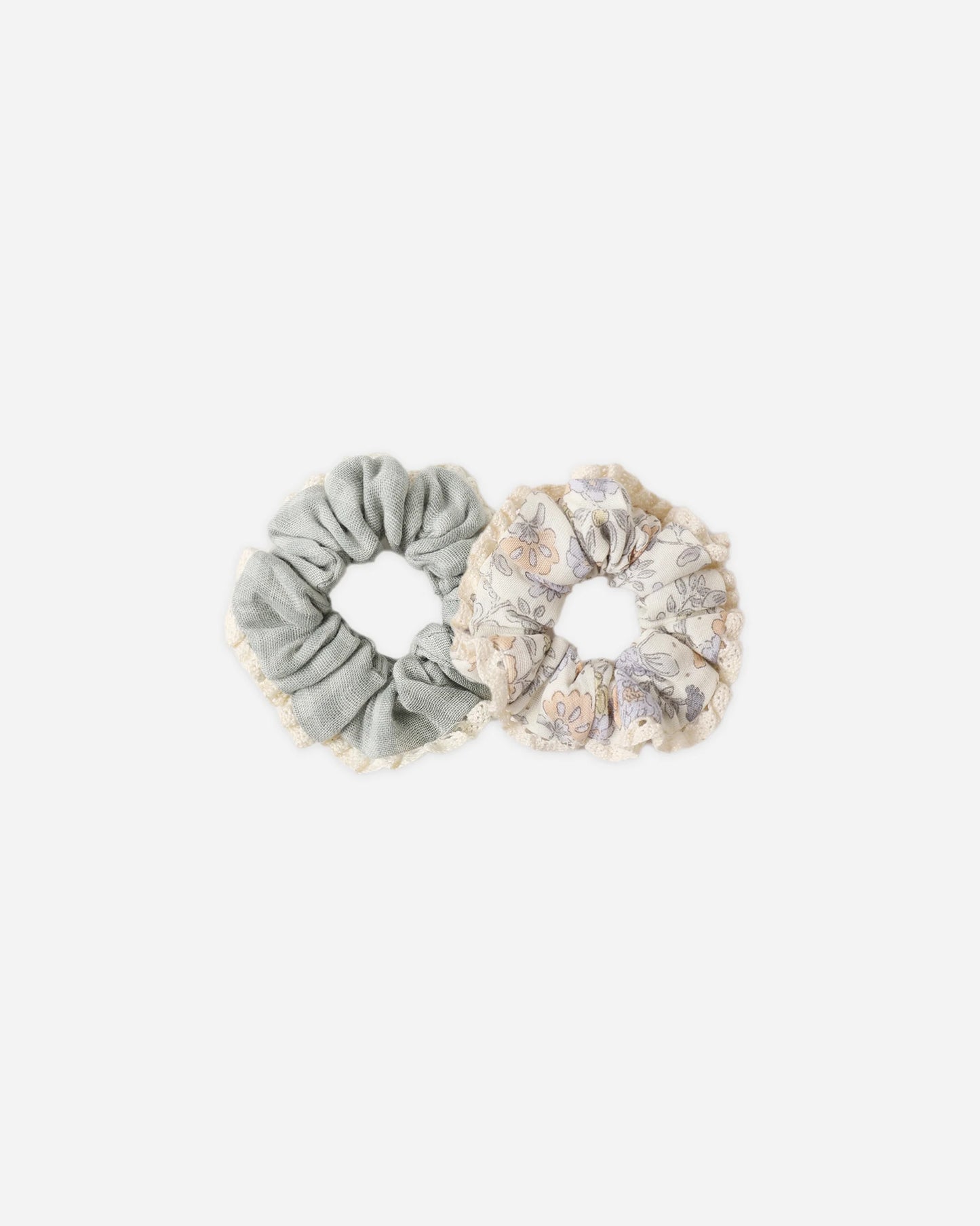 Scrunchie Set Green Gingham, Bloom