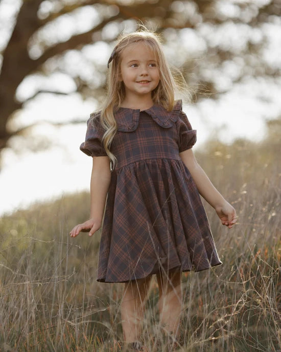 Camille Dress | Midnight Plaid