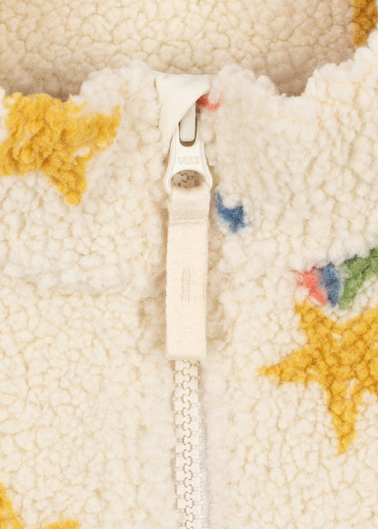 Jody Teddy Half Zip-Rainbow Star