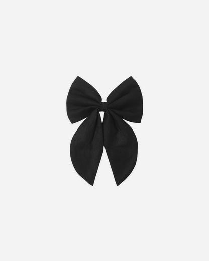 Oversized Bow Black