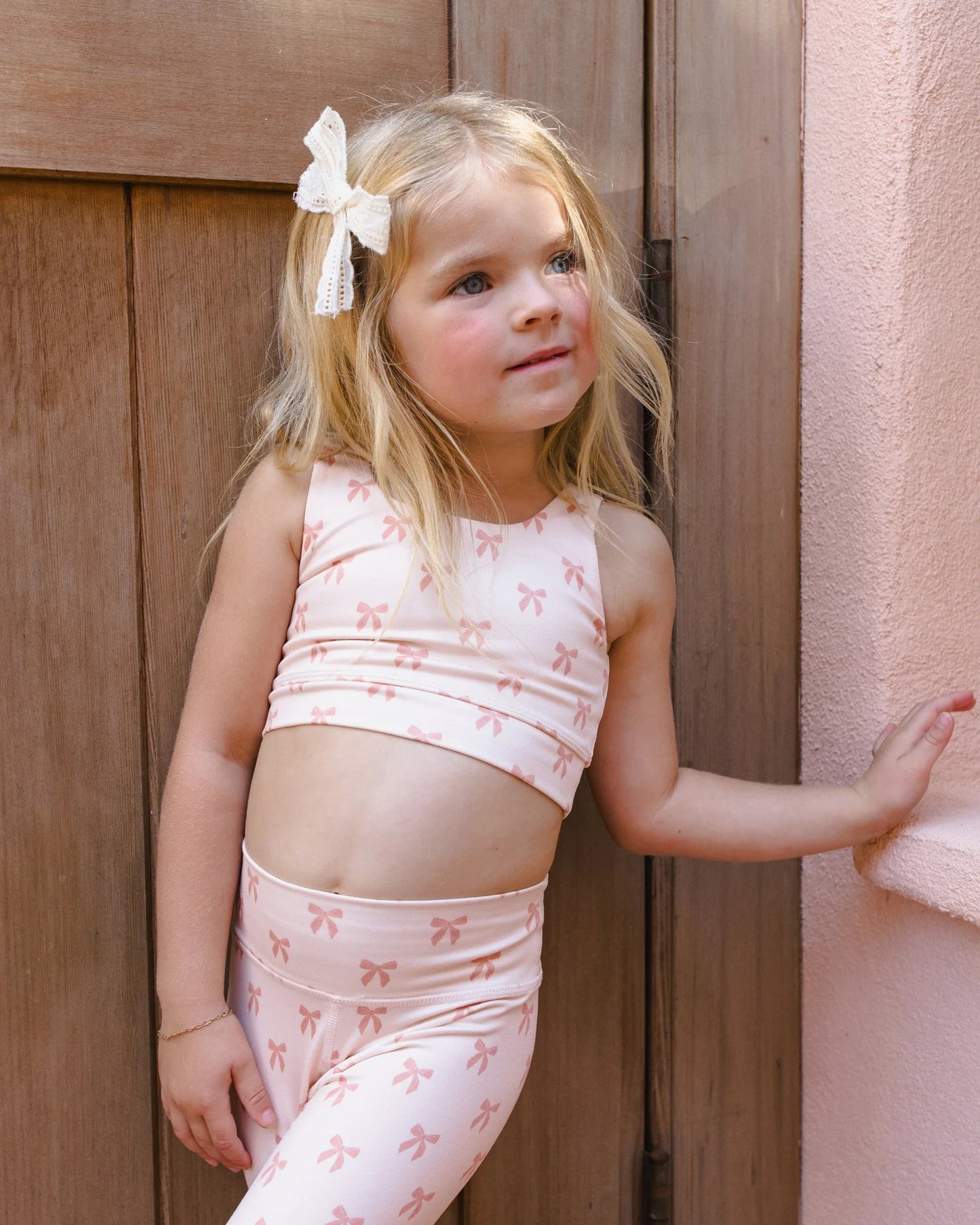 Swift Sports Bra + Shortie Short Set- Bows