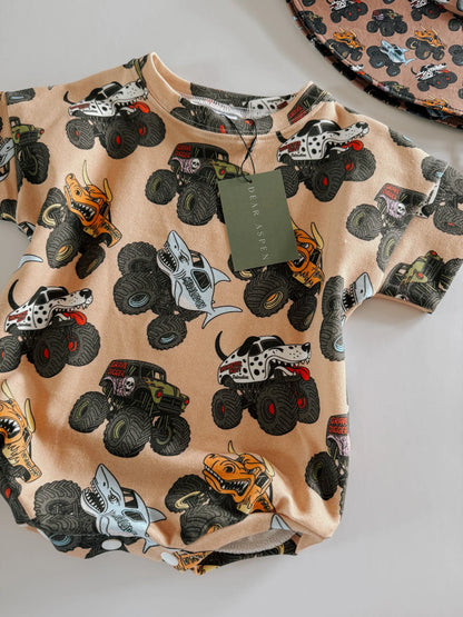 Monster Trucks - Bubble Romper