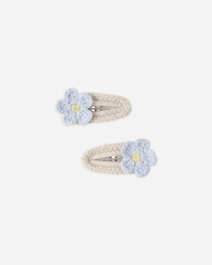 Crochet Clip Set Natural