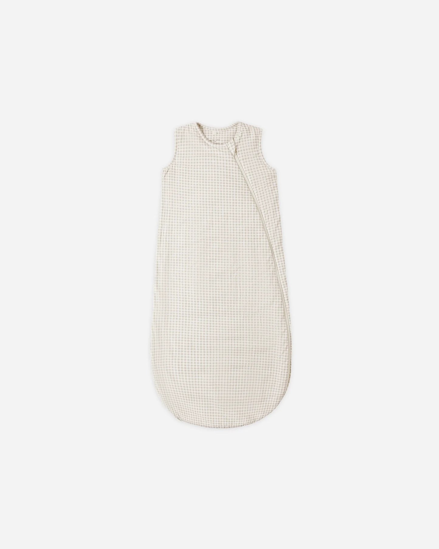 Bamboo Sleep Bag Oat Gingham