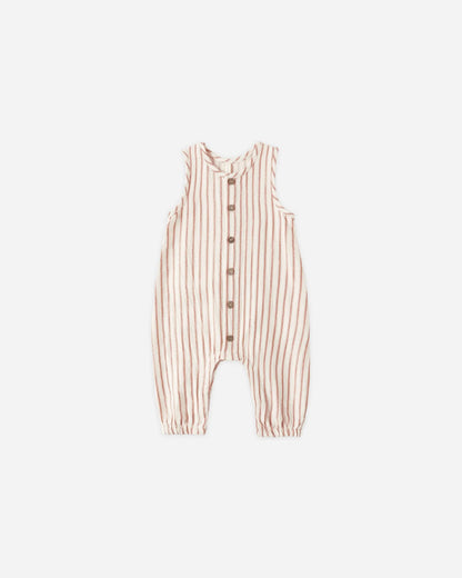 Woven Jumpsuit Vintage Stripe