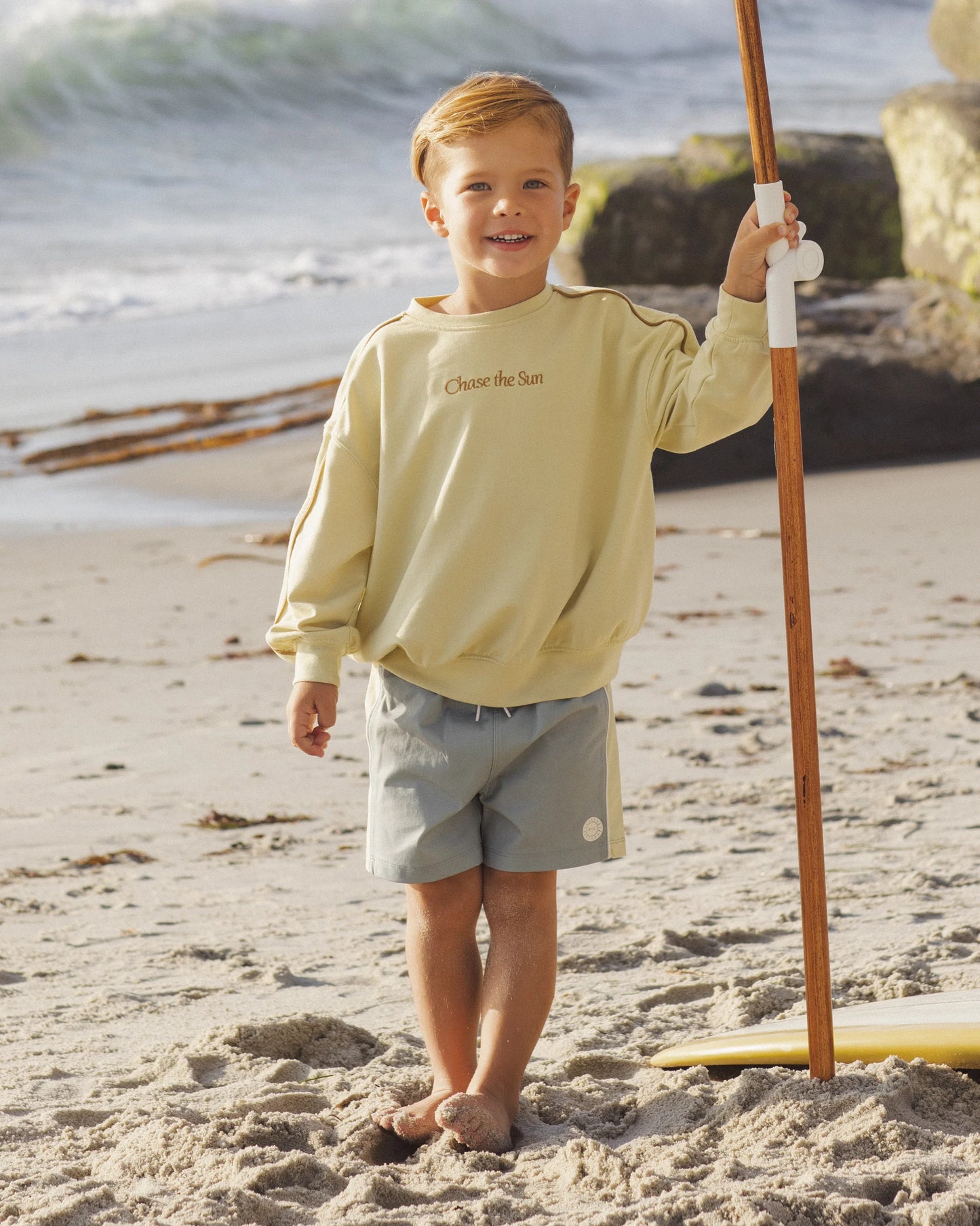 Paneled Boardshort Sea Green