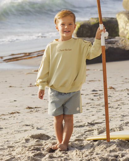 Paneled Boardshort Sea Green