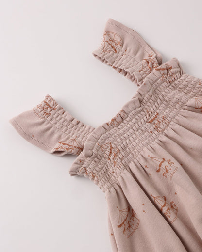 Smocked Jersey Dress Carousel