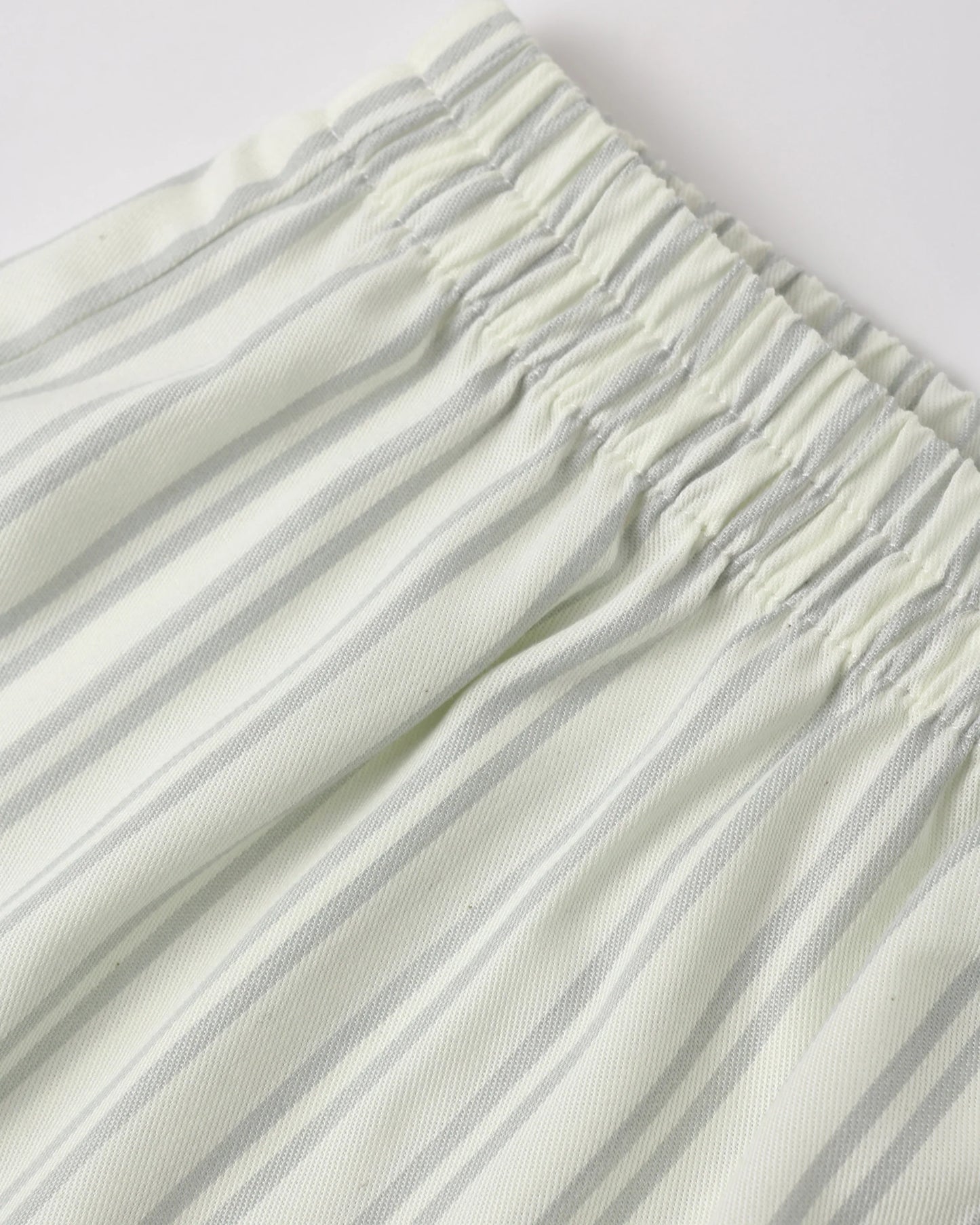 Delilah Pajama Set Seafoam Railroad Stripe