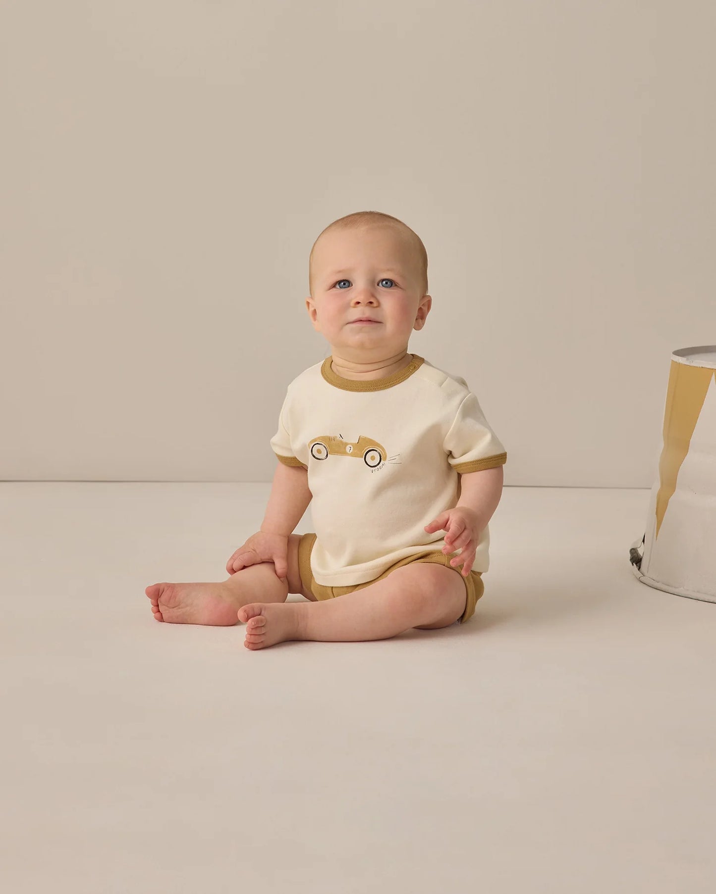 Ringer Tee Race Car + Play Short Honey