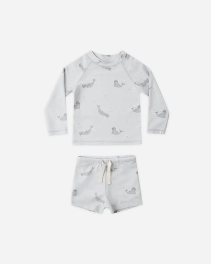 Boys Rashguard Set Seals