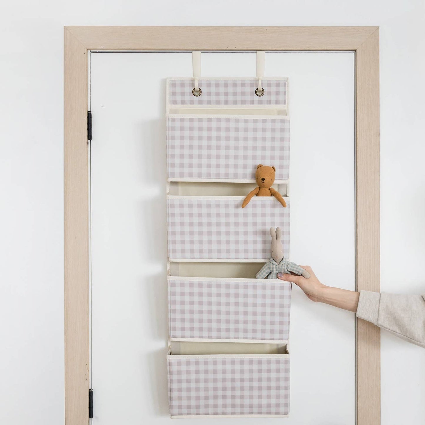 Recycled Fabric Over the Door Organizer