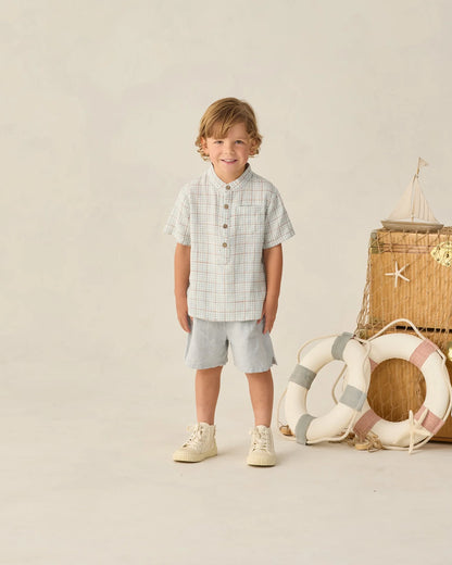 Mason Shirt Light Blue Plaid