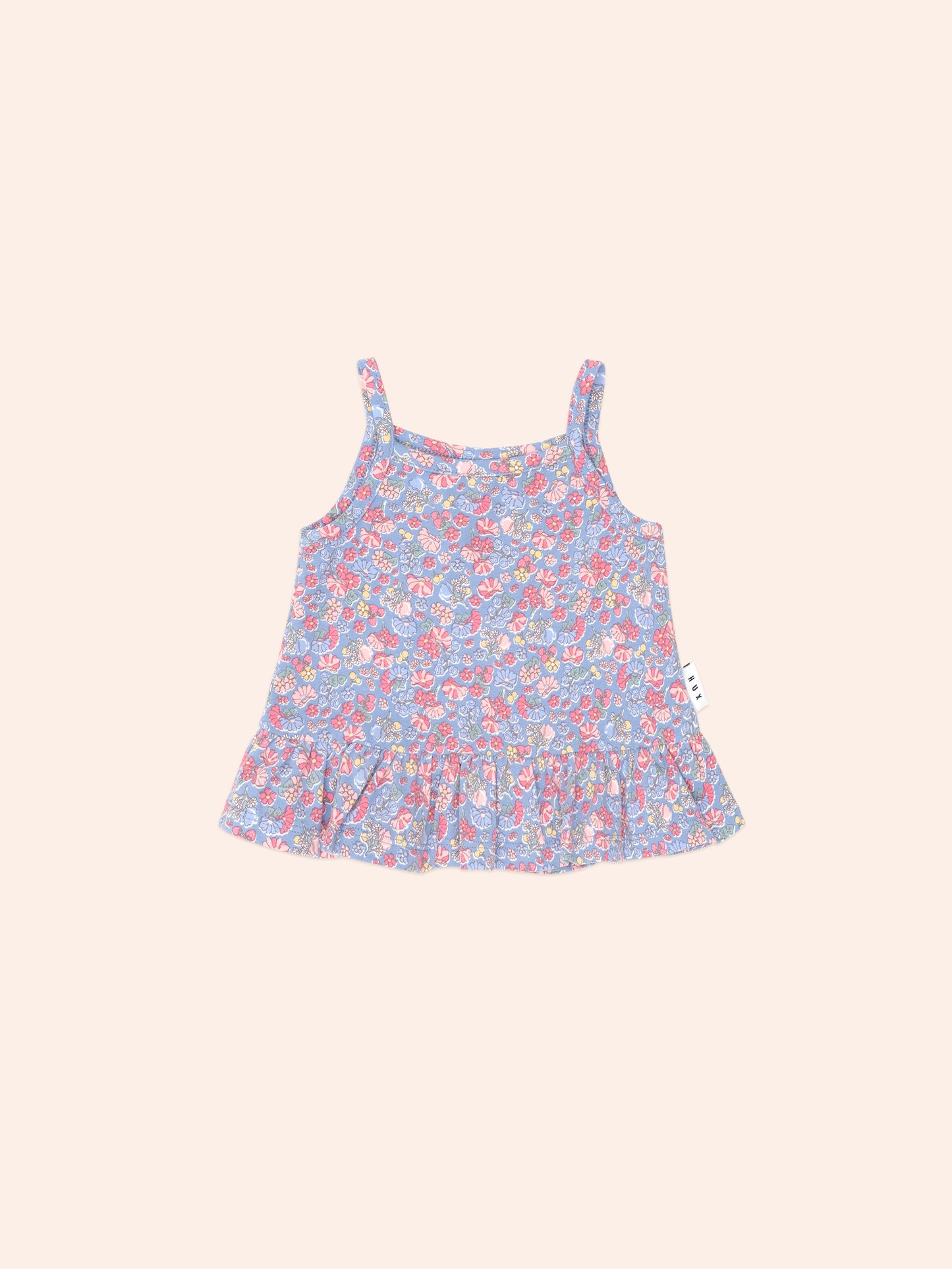 Vintage Floral Peplum Top
