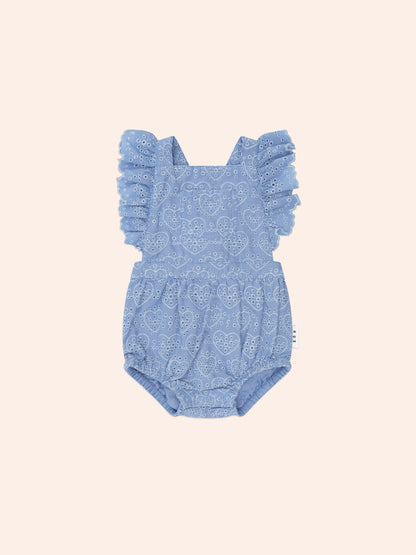 Frilly Broderie Playsuit