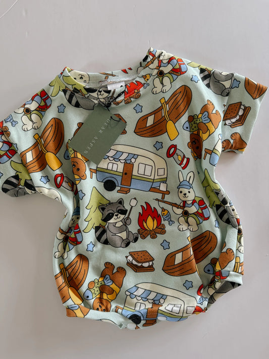 Neutral Camping - Bubble Romper