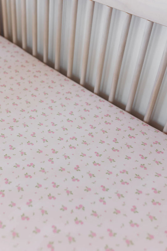 Haven Floral Crib Sheet