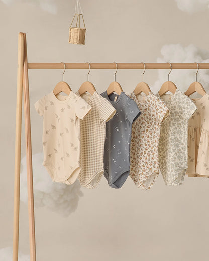 Bamboo Short Sleeve Bodysuit Wildflower