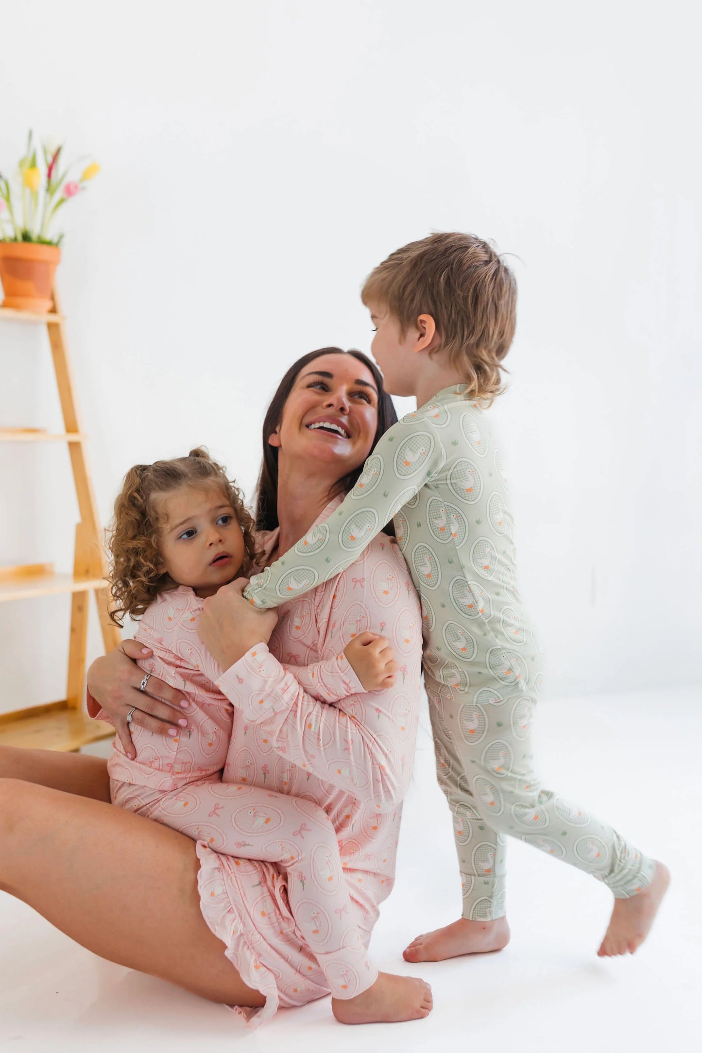 Green Little Goose Two Piece Set