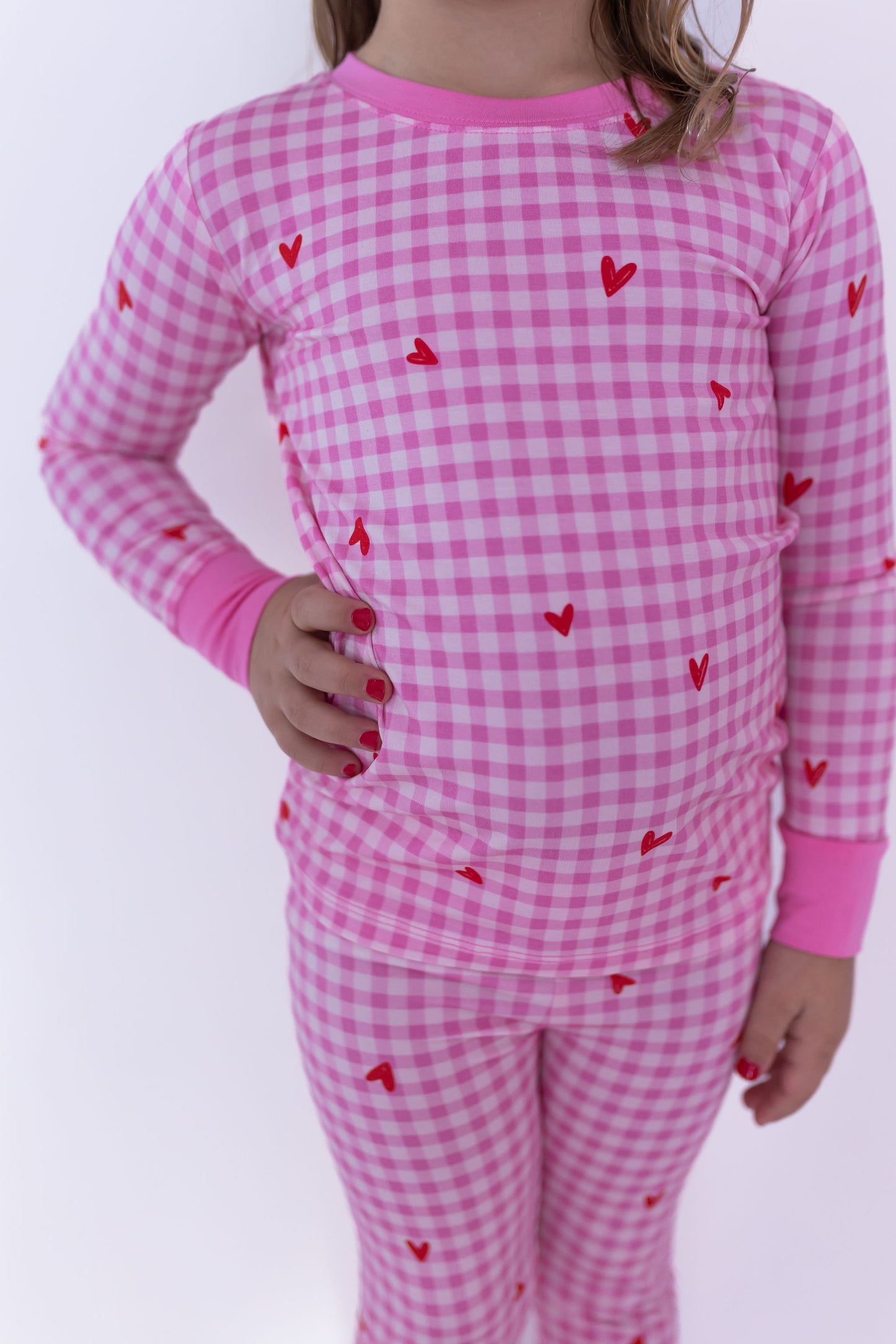 Be Mine Gingham Two Piece Set