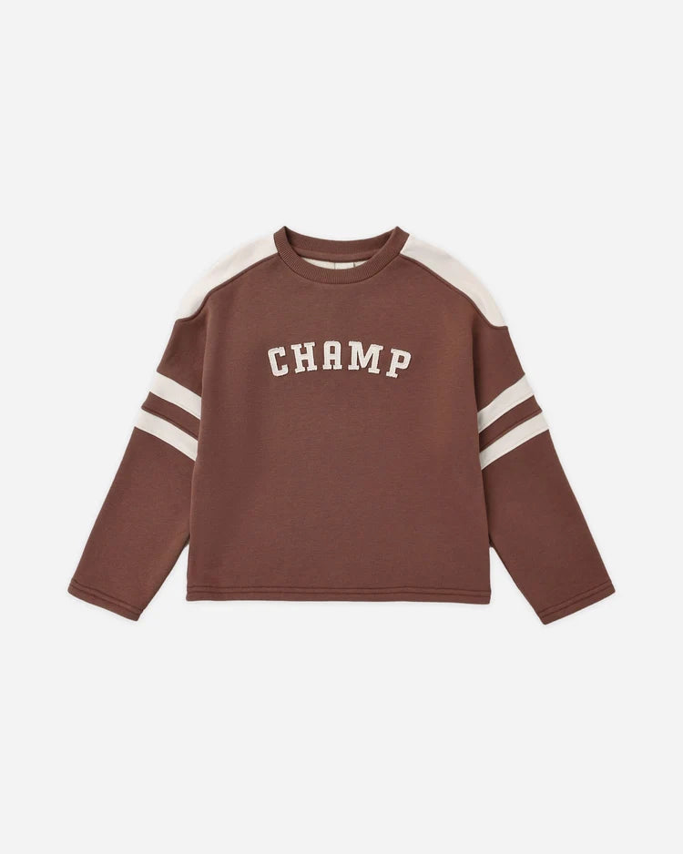 Hockey Sweatshirt Champ + Paneled Pant Mulberry