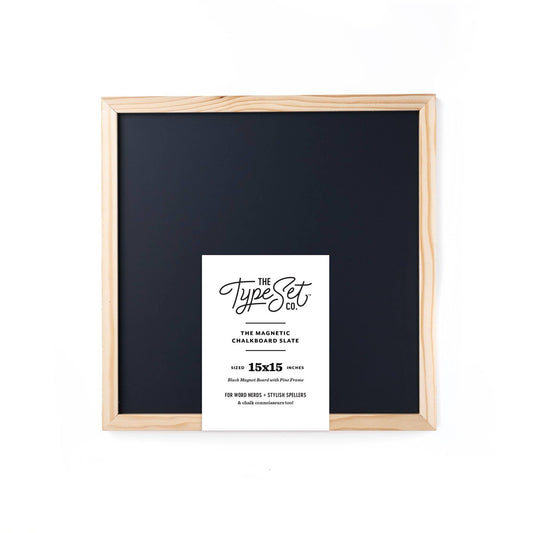 15x15 Black Magnetic Chalkboard