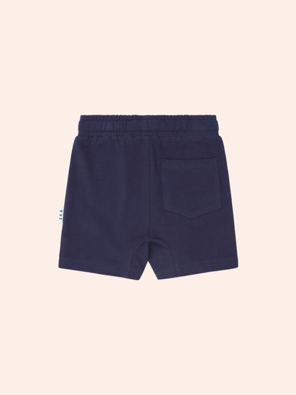 Peekaboo Varsity Hux Tee + Navy Gusset Short Set