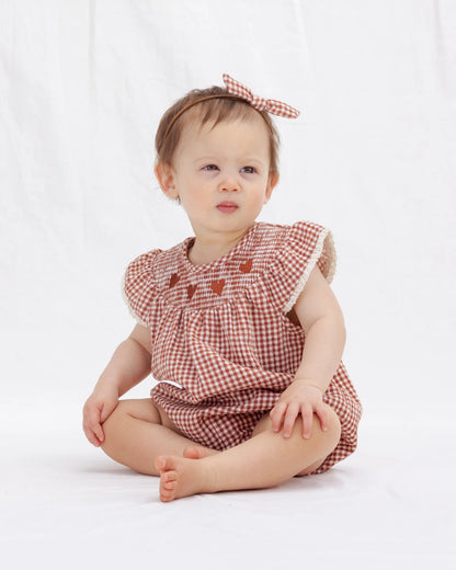Lenore Romper Red Gingham