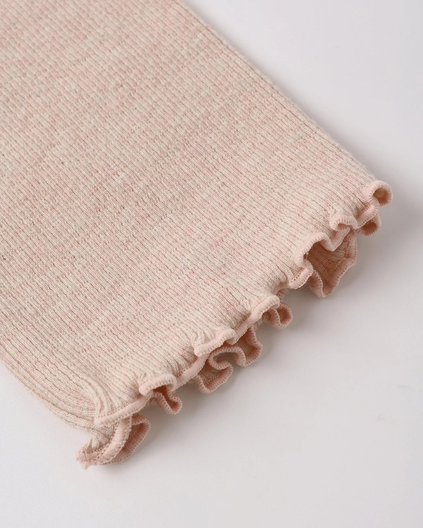 Ribbed Legging Set Flower Field, Heathered Blush