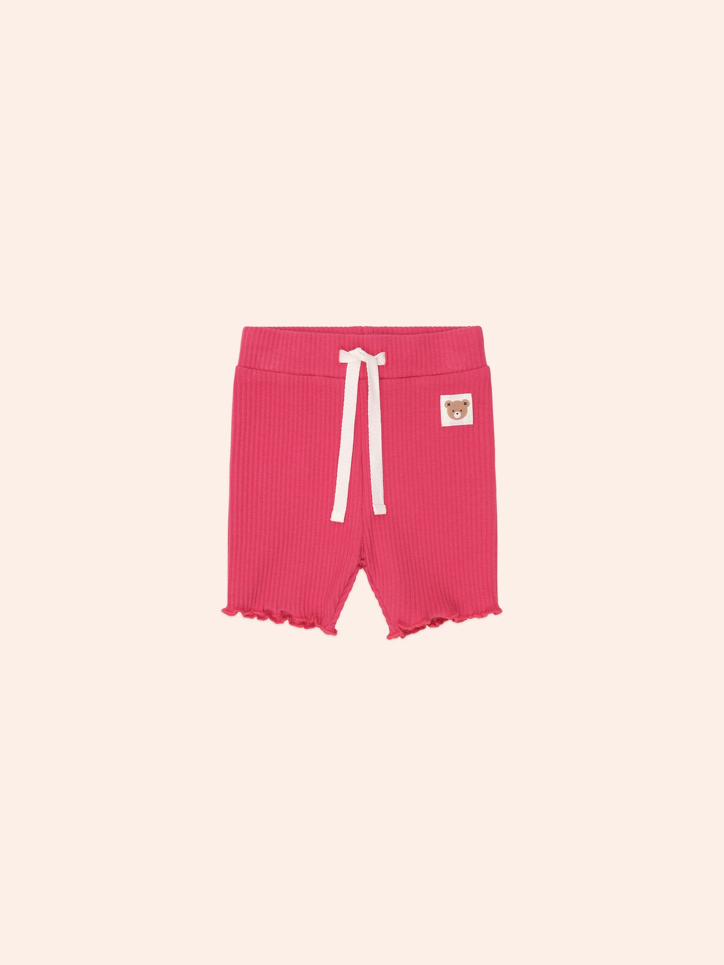 Cherry Rib Tee +  Bike Shortie Set