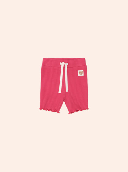 Cherry Rib Tee +  Bike Shortie Set
