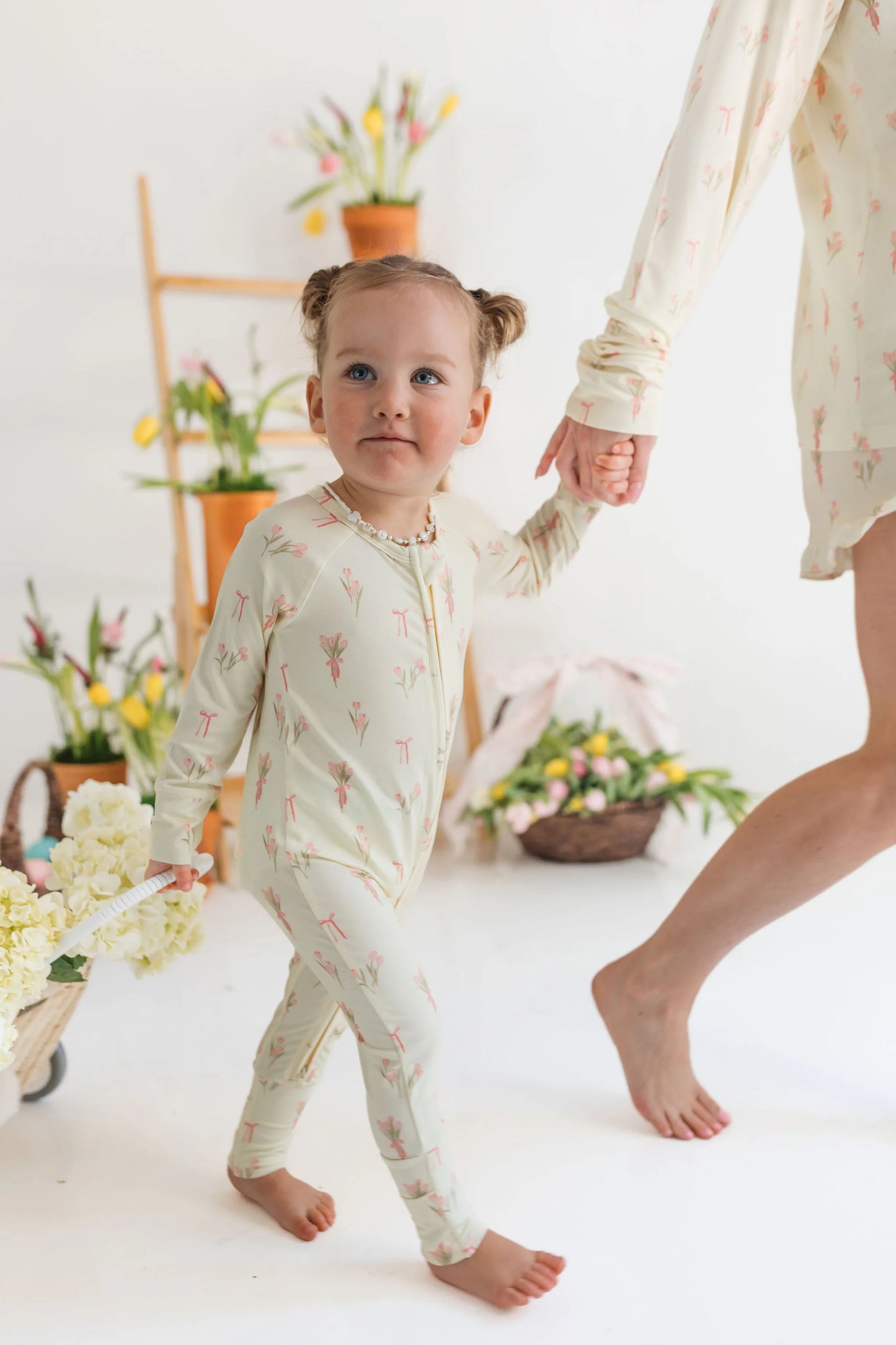 Tulip Fields Zipper Romper