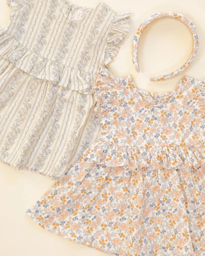 Padded Headband || Flower Field
