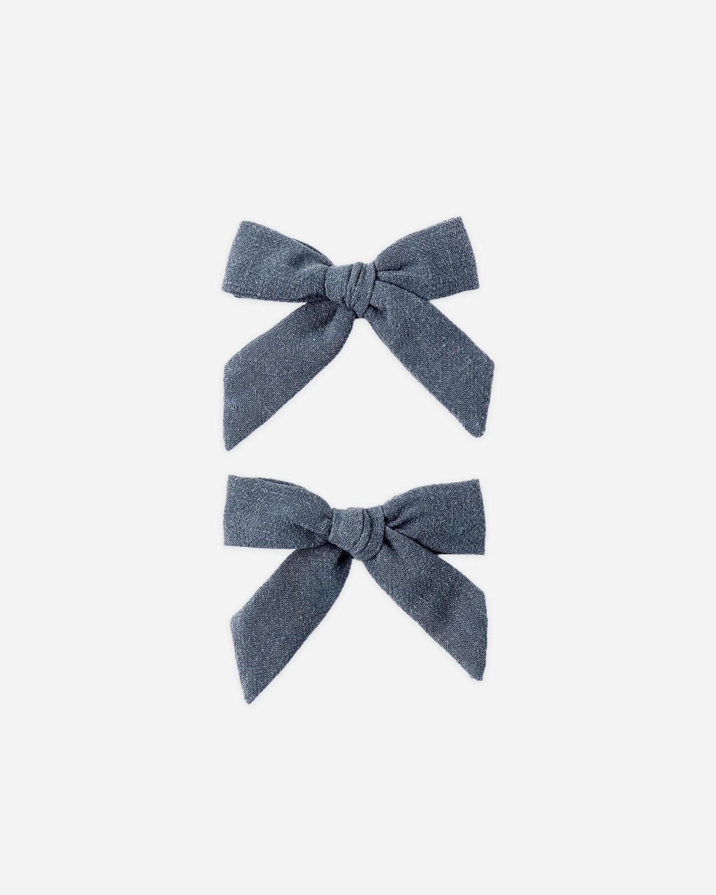 Bows, Set Of 2 Navy
