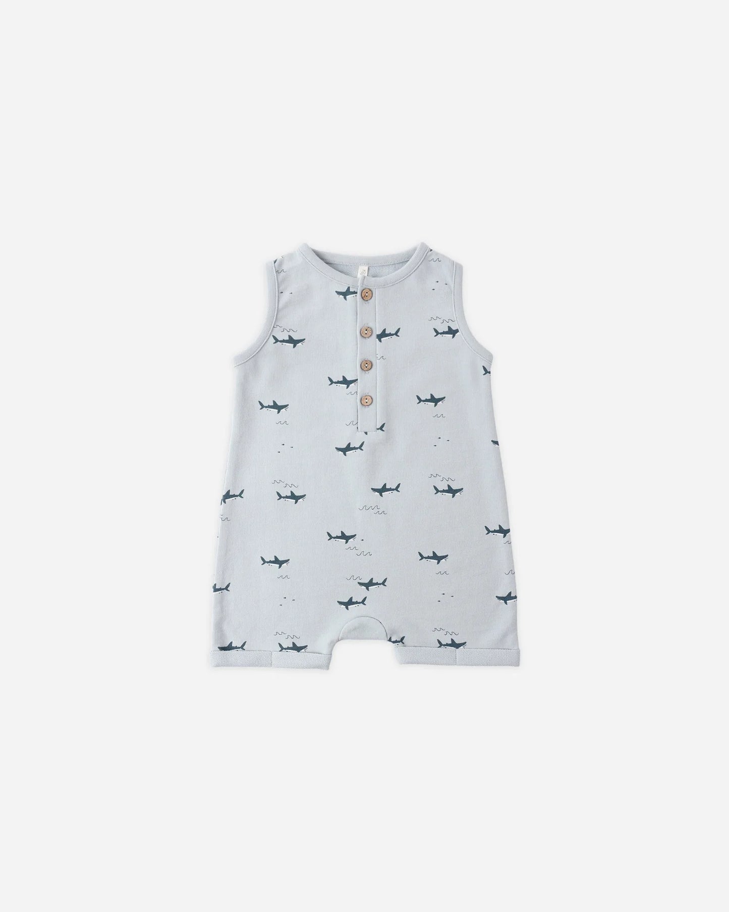 Davis Romper Sharks