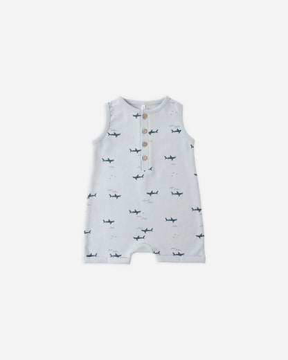 Davis Romper Sharks