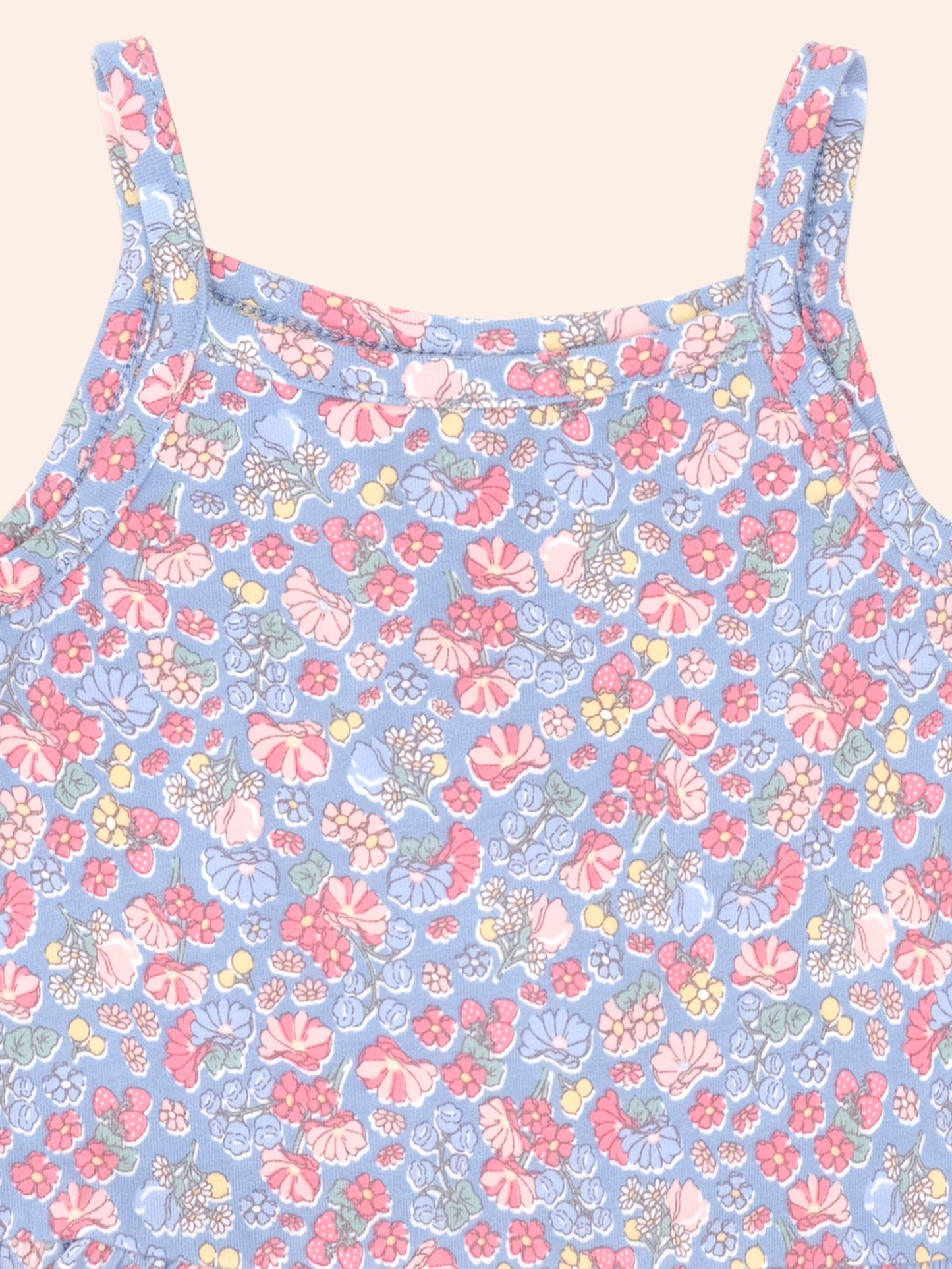 Vintage Floral Peplum Top