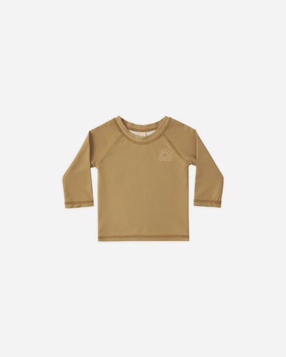 Boys Swim Short Race Car+  Rashguard Honey