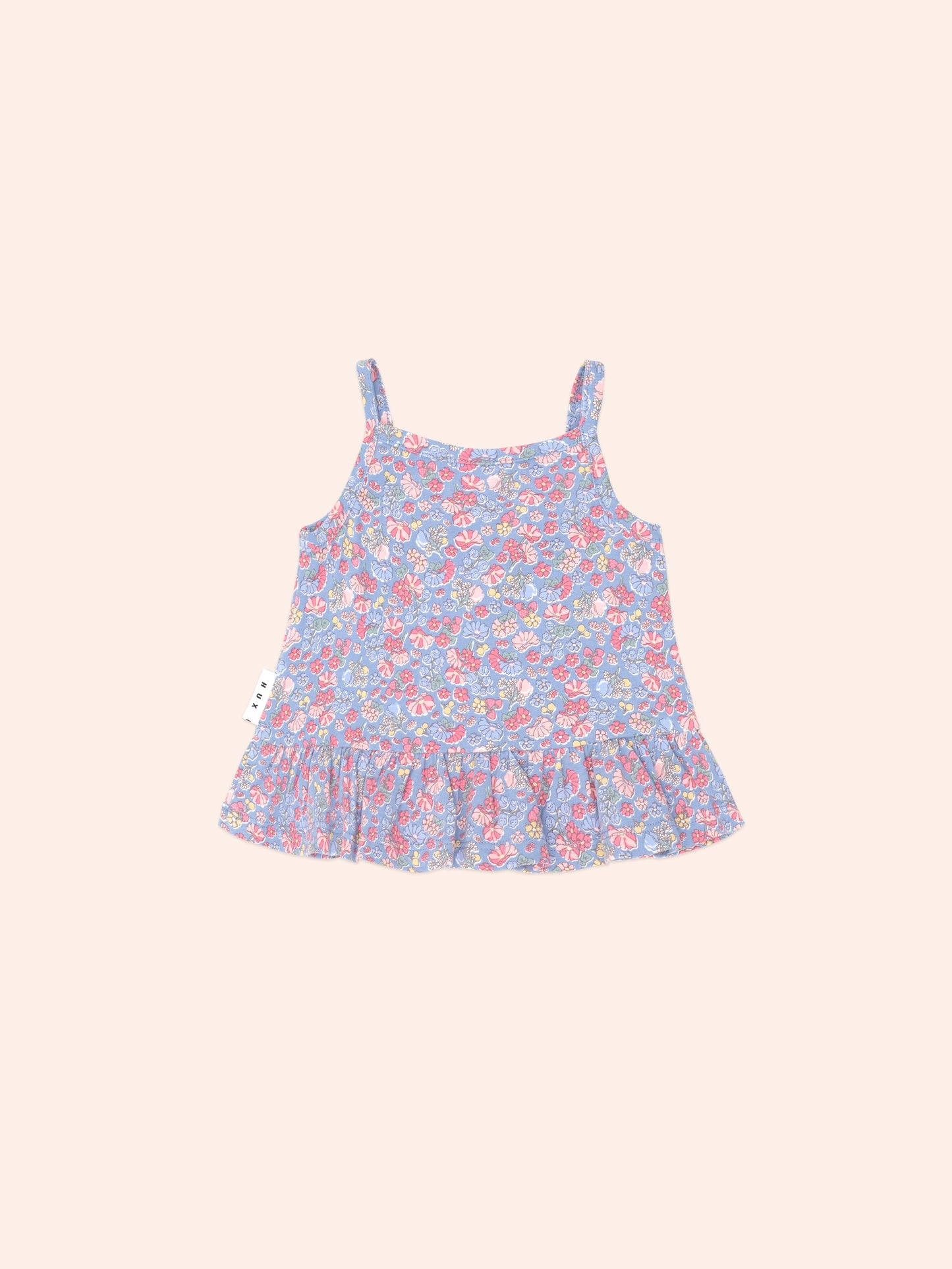 Vintage Floral Peplum Top