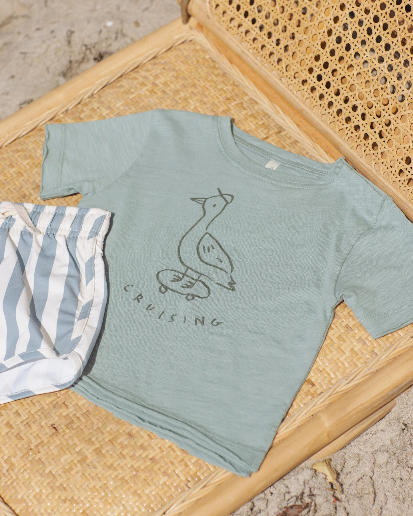 Raw Edge Tee Cruising