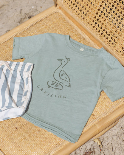 Raw Edge Tee Cruising