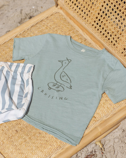 Raw Edge Tee Cruising