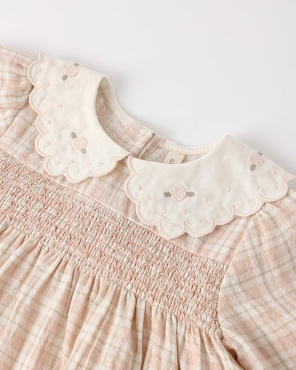 Callie Dress Pink Plaid