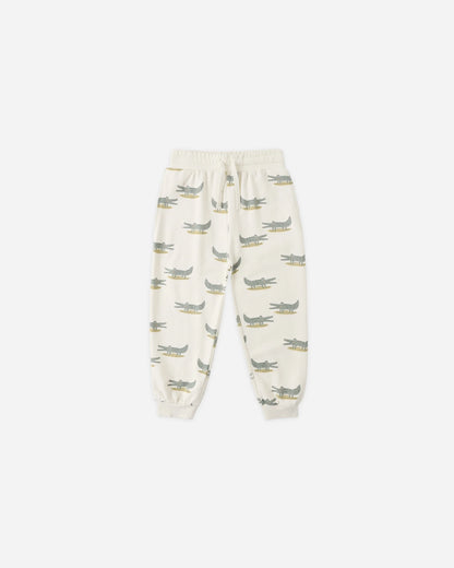 Relaxed Sweatshirt + Sweatpant Set- Alligators