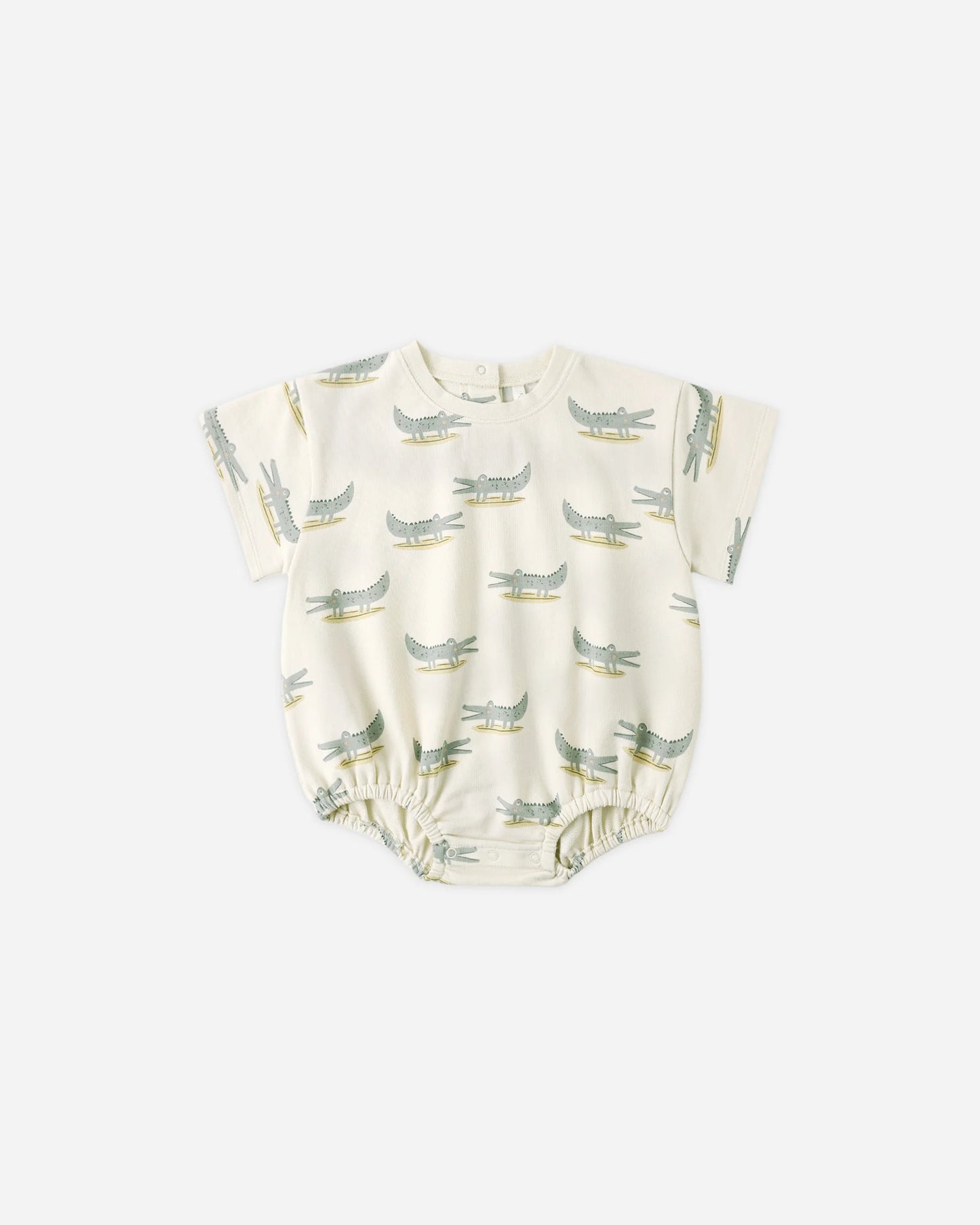 Relaxed Bubble Romper Alligators