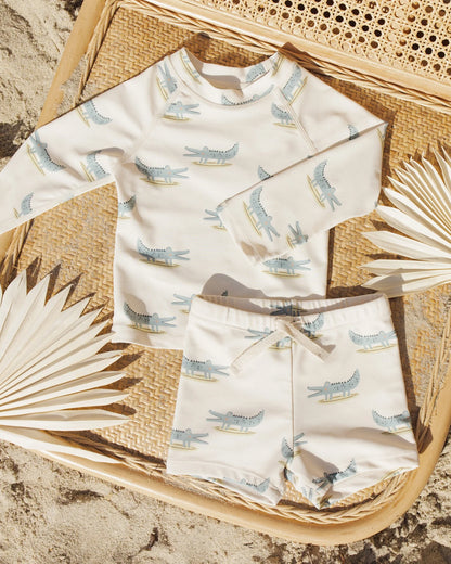 Boys Rashguard Set Alligators