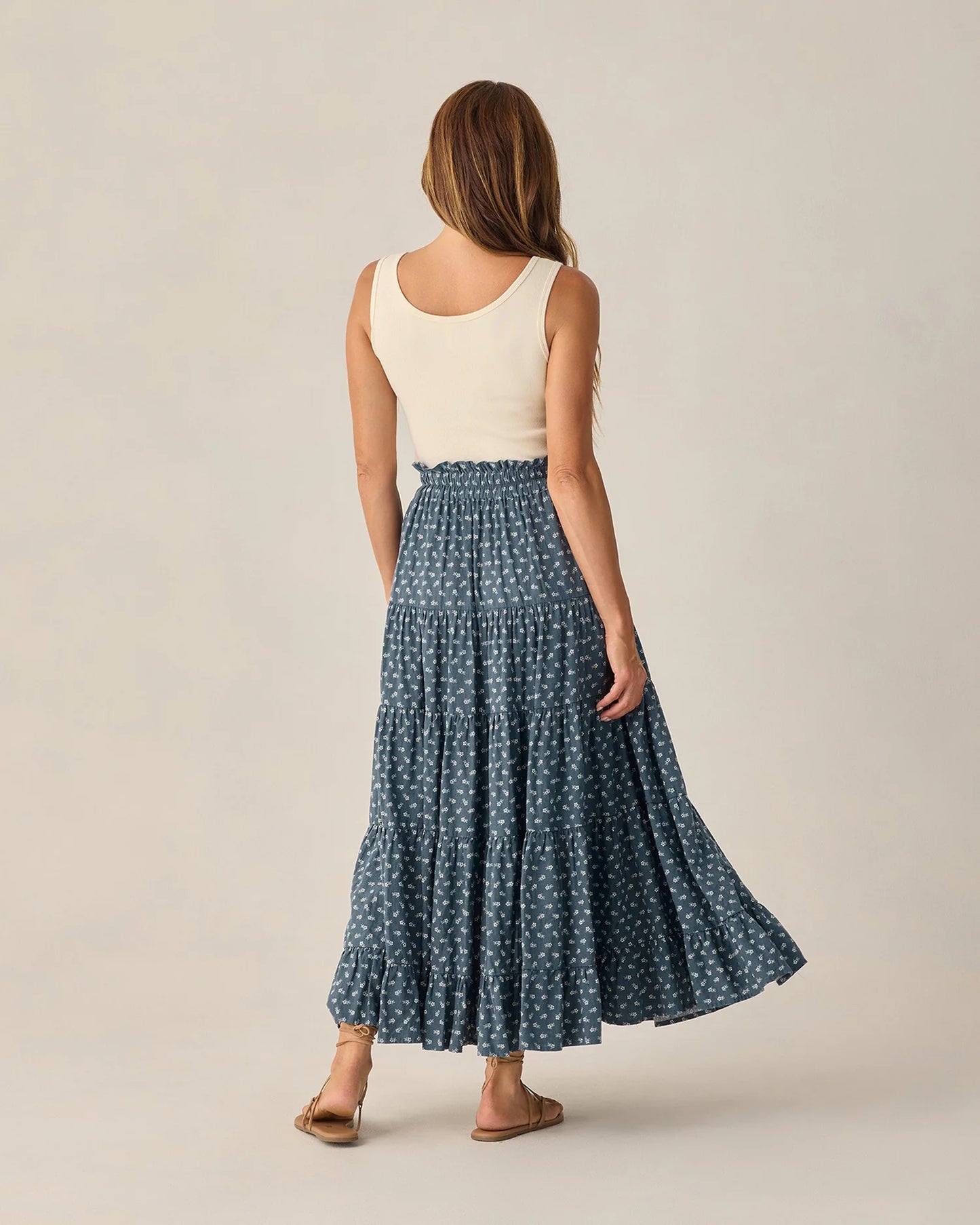 Ruffle Tiered Maxi Skirt | Ditsy